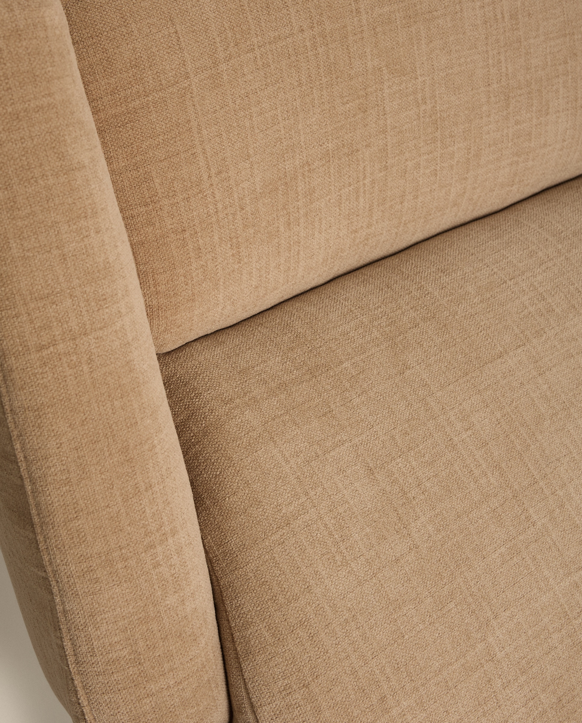 Sillón relax manual mezcla algodón Cooper - Beige Beige-7