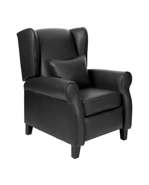 El Corte Inglés - Sillón orejero de piel con relax manual Pavia El Corte Inglés.