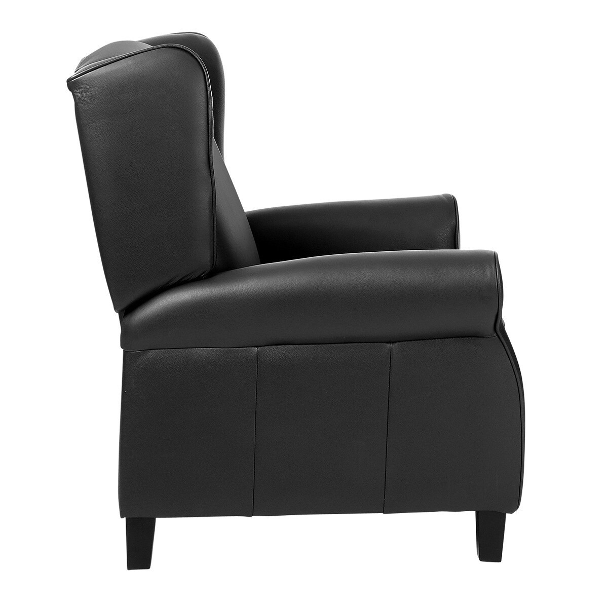 Sillón orejero de piel con relax manual Pavia El Corte Inglés - Negro Negro-4