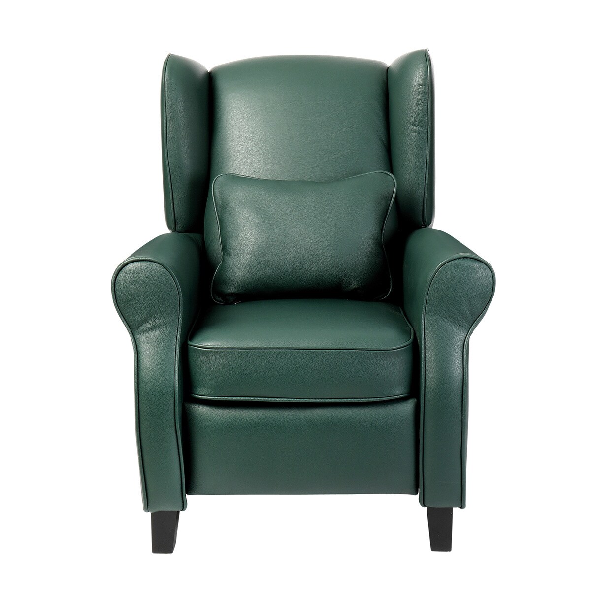 Sillón orejero de piel con relax manual Pavia El Corte Inglés - Verde Verde-2