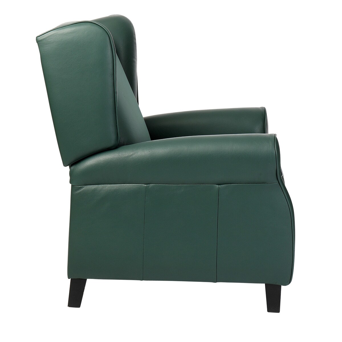 Sillón orejero de piel con relax manual Pavia El Corte Inglés - Verde Verde-4