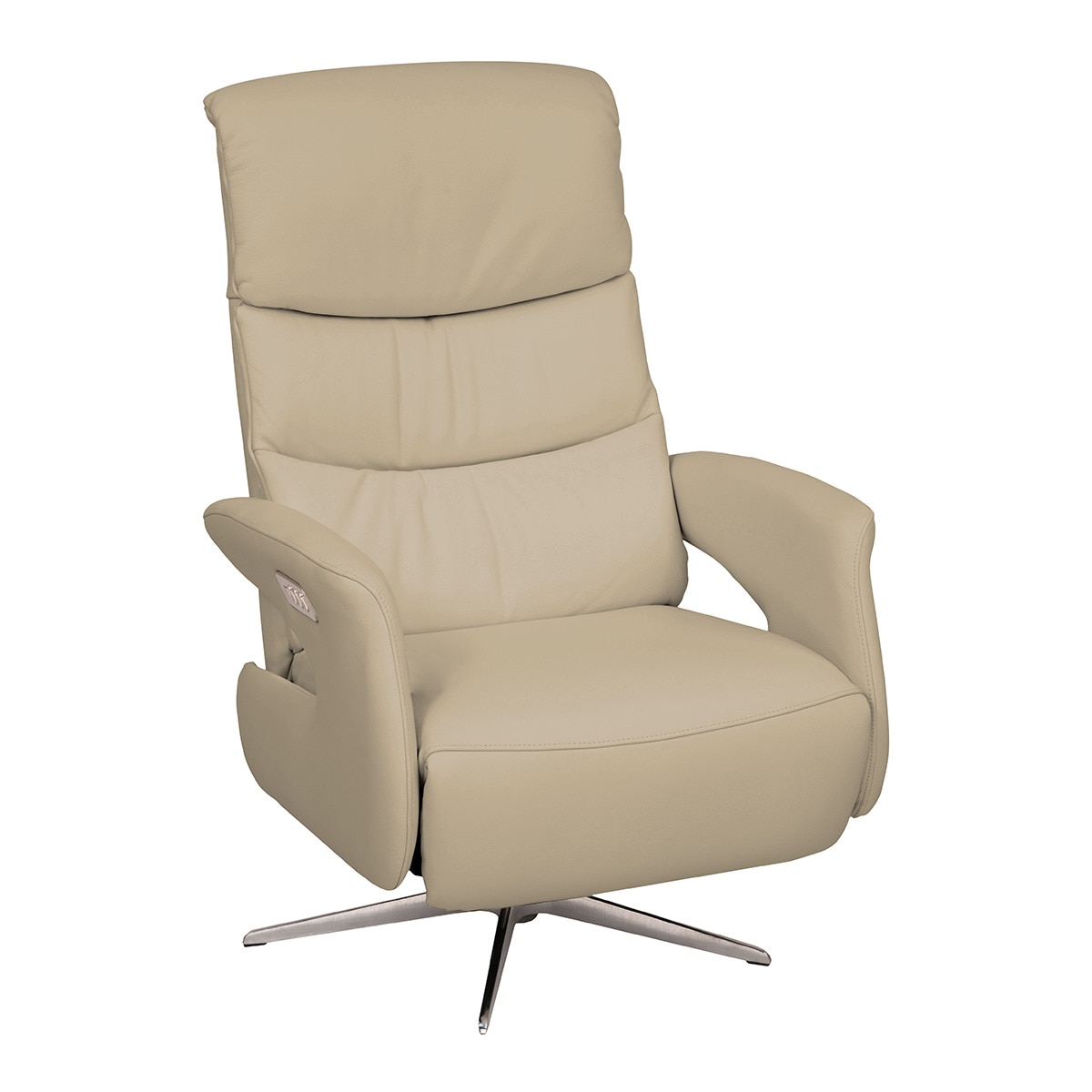 Sillón de piel con relax eléctrico Gael El Corte Inglés - Arena Arena-1