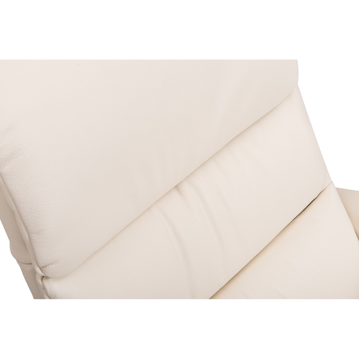 Sillón de piel con relax manual Gael El Corte Inglés - Blanco Blanco-6