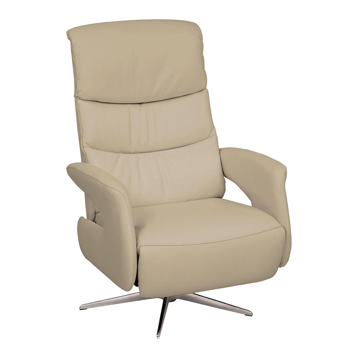 Sillón de piel con relax manual Gael El Corte Inglés - Arena Arena-1