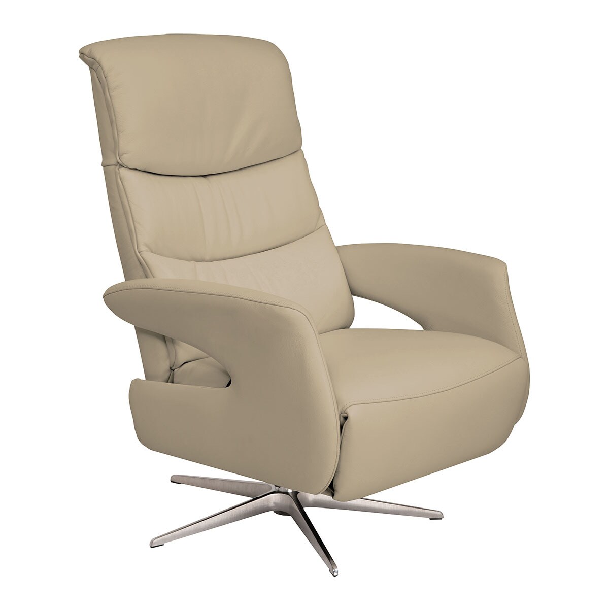 Sillón de piel con relax manual Gael El Corte Inglés - Arena Arena-2