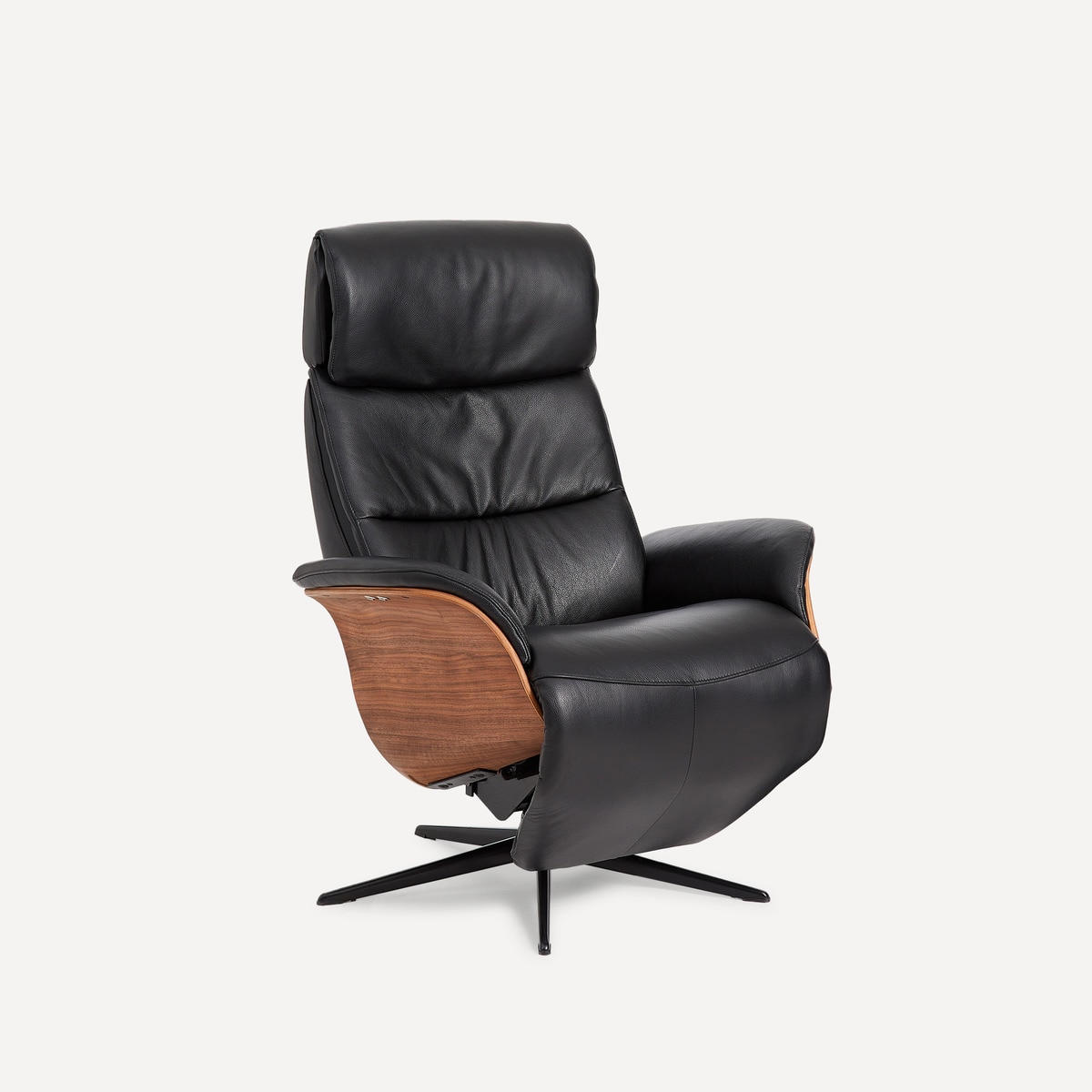 Imagem 0 de Poltrona Relax Elétrica em Pele Semi Anilina Ford