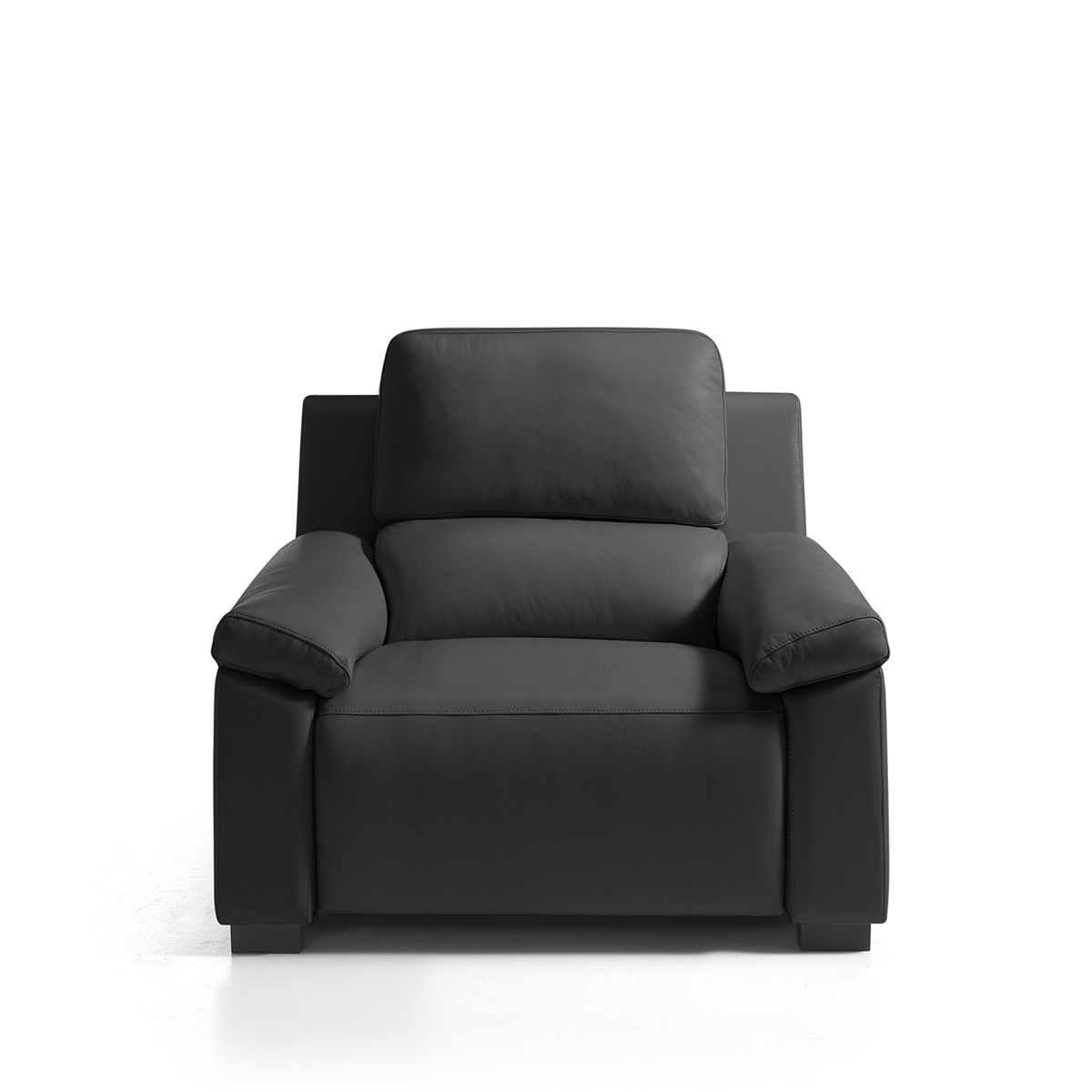 Sillón de piel con relax eléctrico Bolzano El Corte Inglés - Negro Negro-1