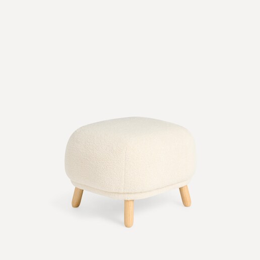 Puf en tejido boucle Alba El Corte Inglés