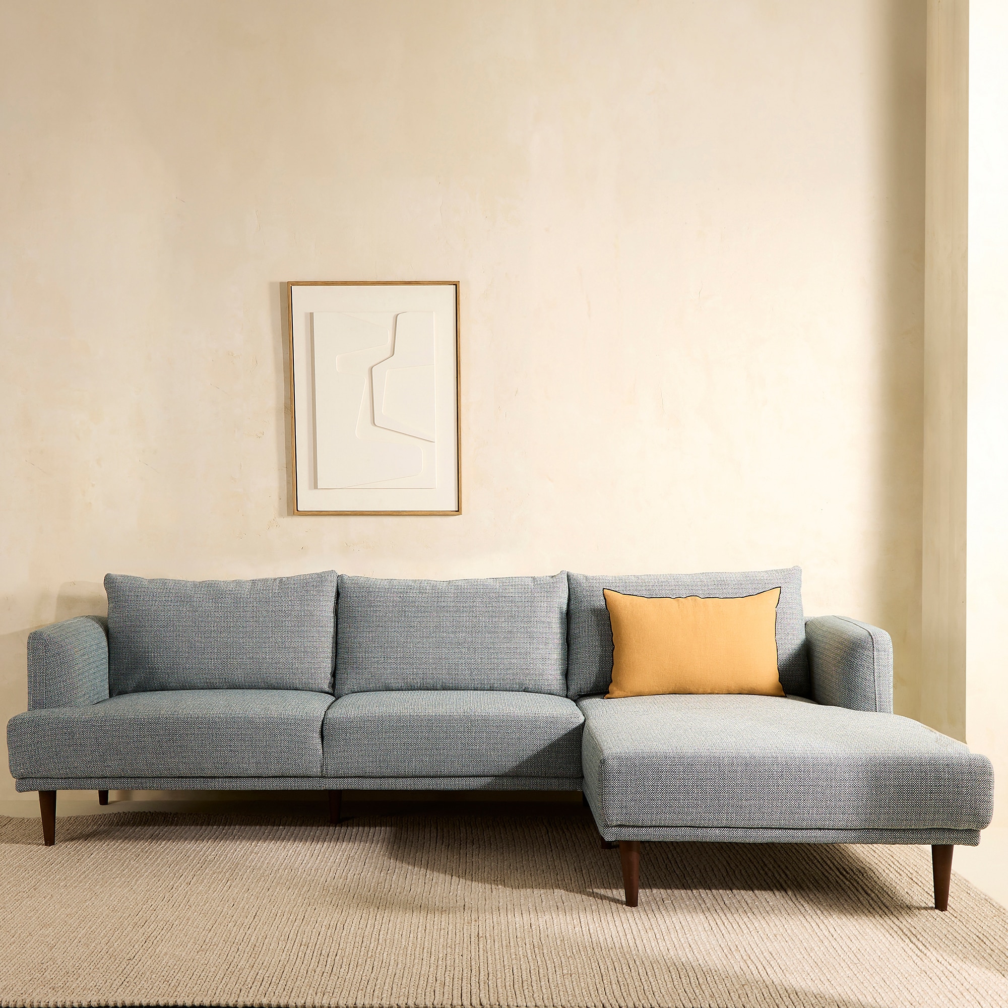 Imagem 0 de Sofá de 5 lugares com chaise longue direita Davis Room