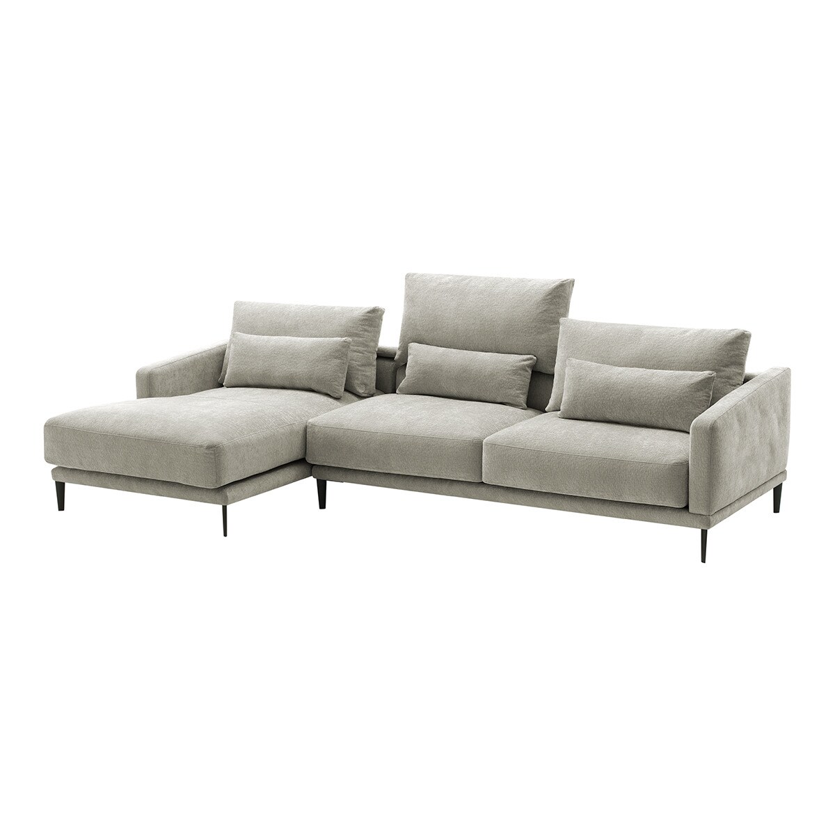 Sofá de 5 plazas con chaiselongue izquierda Harvey El Corte Inglés - Toffee Toffee-2