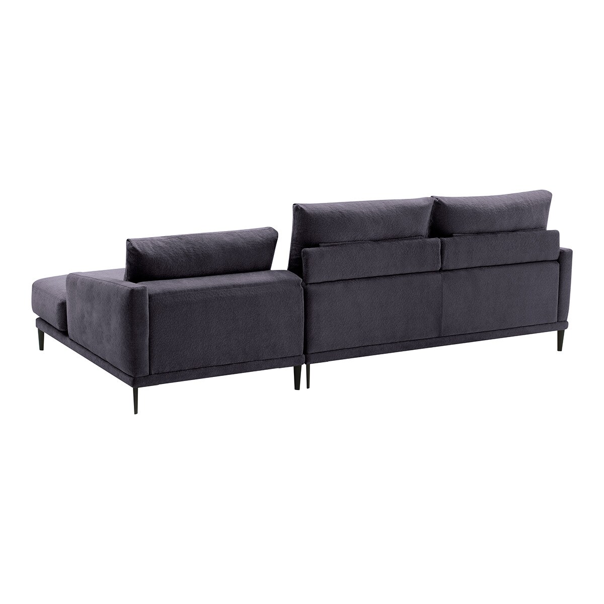 Imagen 3 de Sofá de 5 plazas con chaiselongue derecha Harvey - Boston Lavanda Boston Lavanda