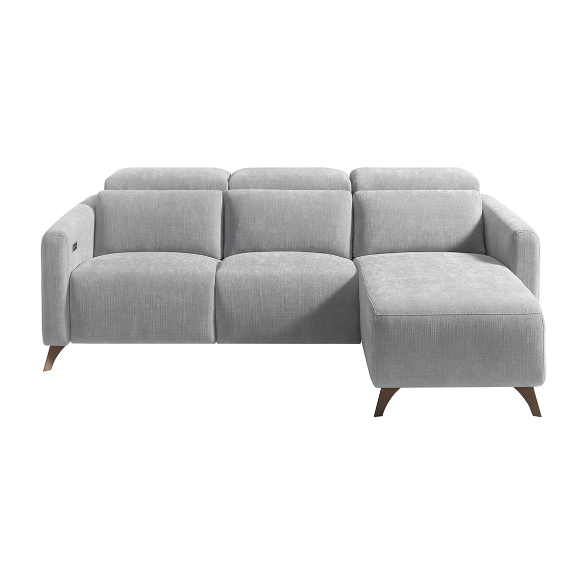 Imagem 0 de Sofá com Chaise-Longue Direita e 2 Assentos Relax Elétricos Oporto