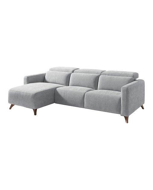 Sofá com Chaise-Longue Esquerda Oporto Pérola-2