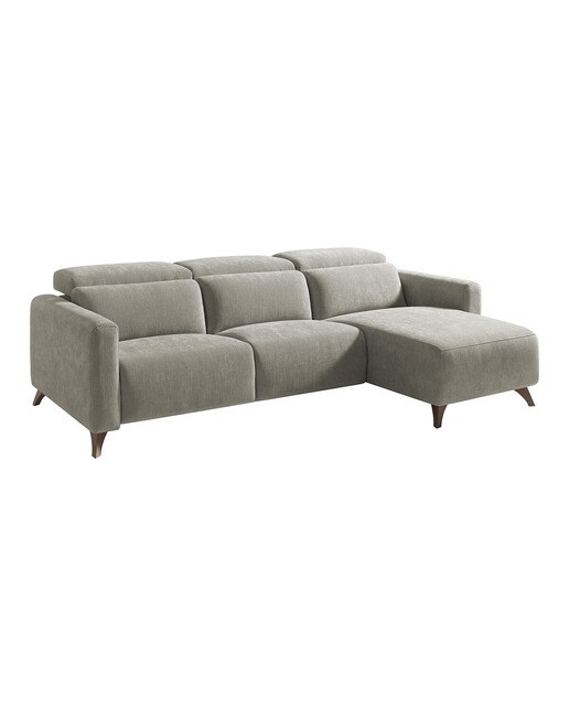 Sofá con chaiselongue derecha Oporto El Corte Inglés - Tostado 266 cm Tostado-2