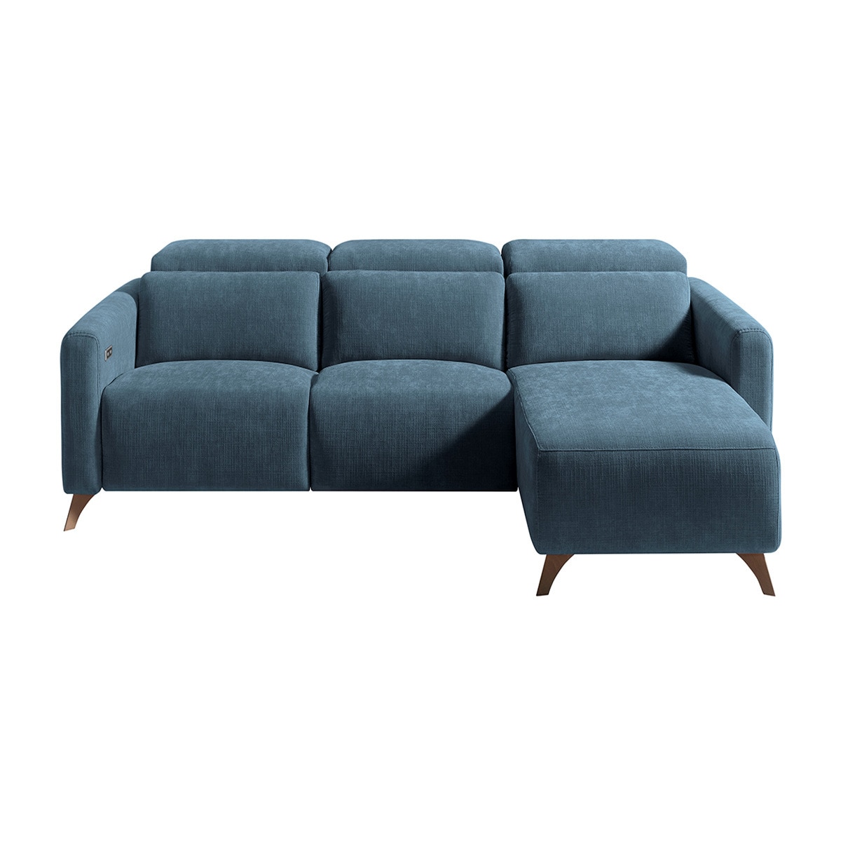Sofá con chaiselongue derecha y 2 asientos relax eléctricos Oporto El Corte Inglés - Océano 266 cm Océano-1