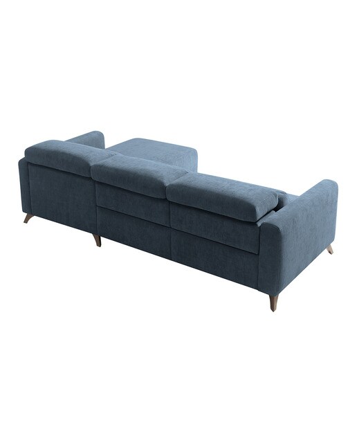 Sofá con chaiselongue derecha y 2 asientos relax eléctricos Oporto El Corte Inglés - Océano 266 cm Océano-4
