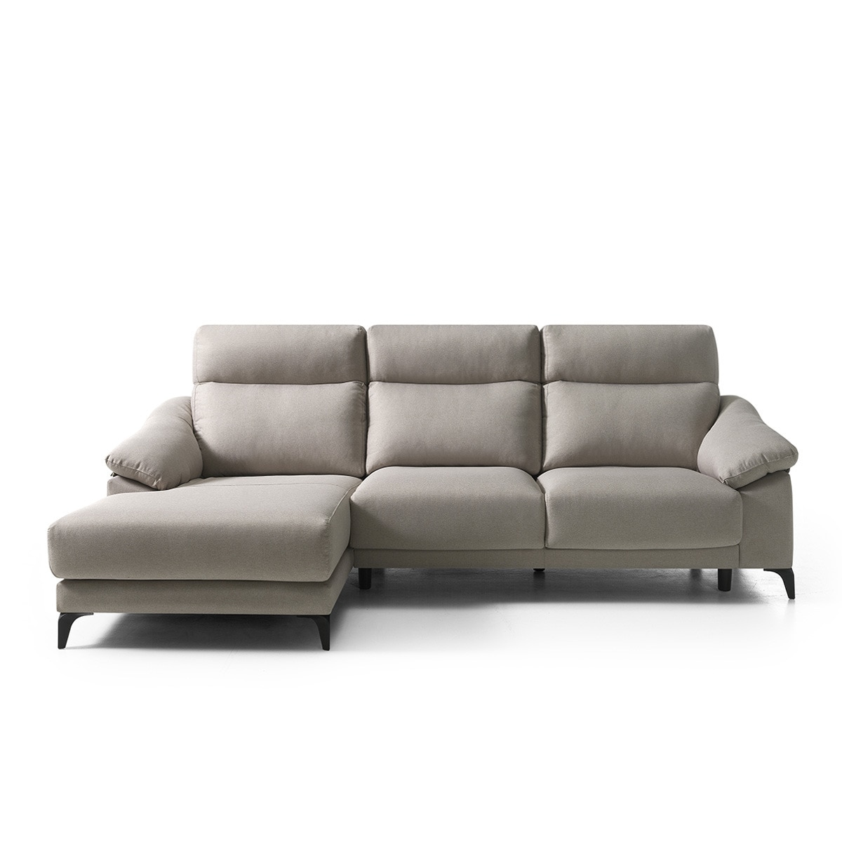 El Corte Inglés - Sofá de 3 plazas con chaiselongue izquierda Alabama El Corte Inglés.
