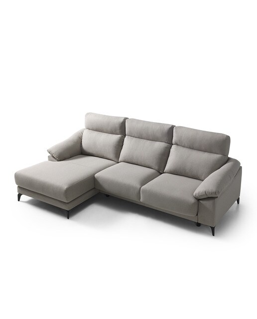Sofá de 3 plazas con chaiselongue izquierda Alabama El Corte Inglés - Beige Beige-3