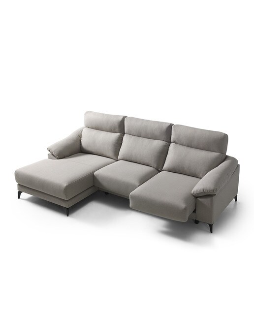 Sofá de 3 plazas con chaiselongue izquierda Alabama El Corte Inglés - Beige Beige-4