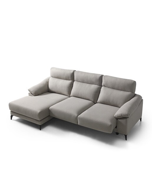 Sofá de 3 plazas con chaiselongue izquierda Alabama El Corte Inglés - Beige Beige-6