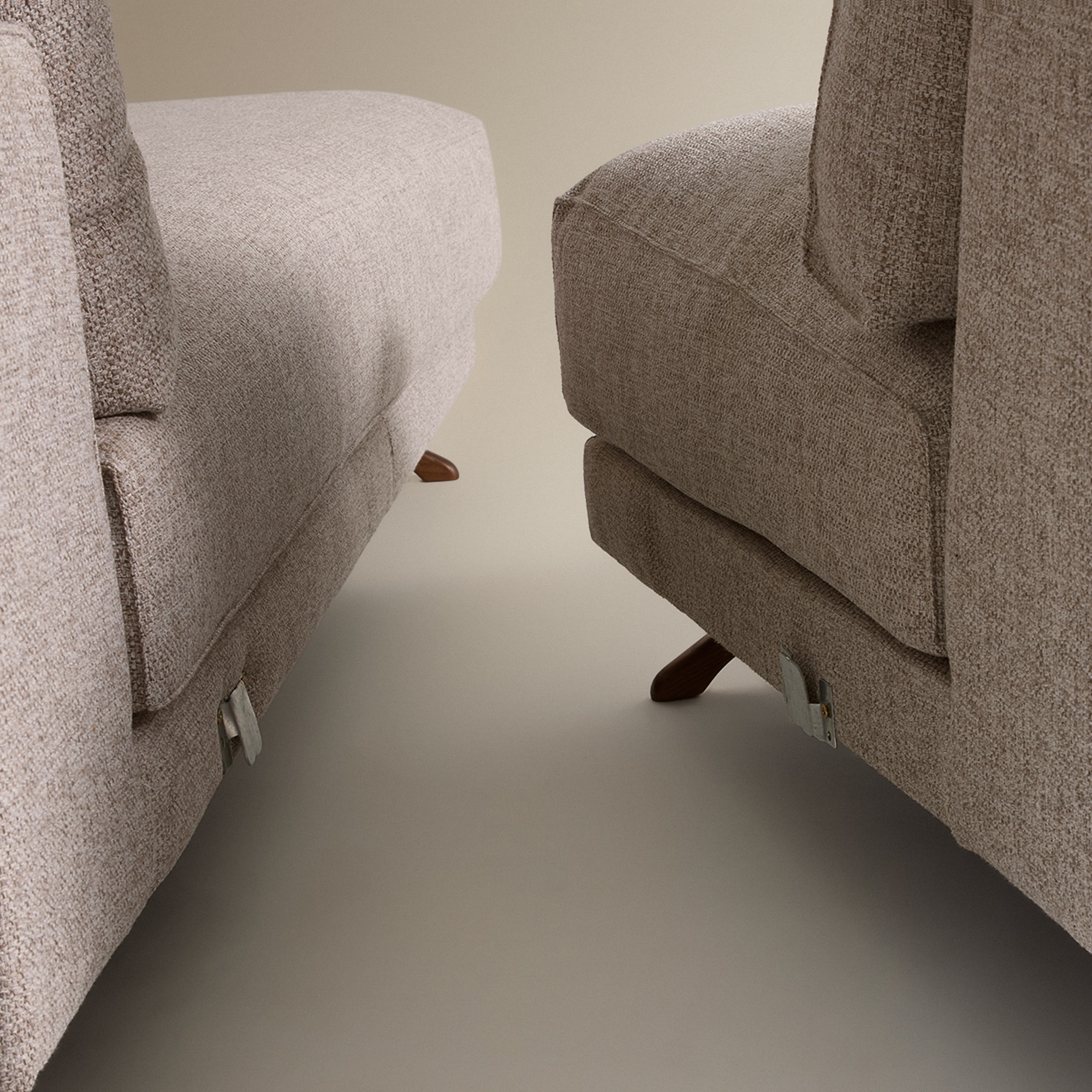 Sofá rinconera de 5 plazas con terminal derecho tapizado Aneka - Enzo Beige Enzo Beige-8
