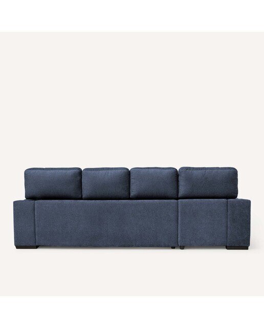 Sofá de 3 plazas con asientos deslizantes y chaiselongue izquierda Jerte El Corte Inglés. - Storm/Azul Storm/Azul-4