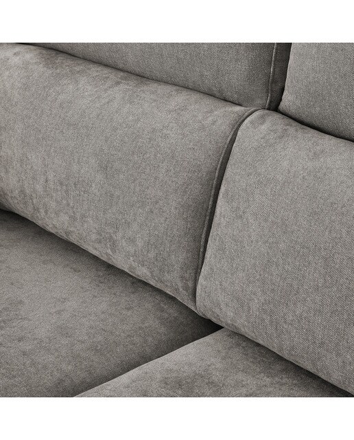 Sofá de 3 plazas con asientos deslizantes y chaiselongue derecha Jerte El Corte Inglés - Storm/Gris medio Storm/Gris medio-9