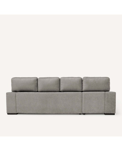 Sofá de 3 plazas con asientos deslizantes y chaiselongue izquierda Jerte El Corte Inglés. - Storm/Gris medio Storm/Gris medio-4