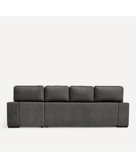 Sofá de 3 plazas con asientos deslizantes y chaiselongue derecha Jerte El Corte Inglés - Storm/Gris oscuro Storm/Gris oscuro-4