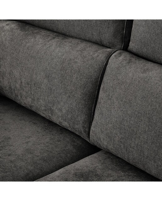 Sofá de 3 plazas con asientos deslizantes y chaiselongue derecha Jerte El Corte Inglés - Storm/Gris oscuro Storm/Gris oscuro-9