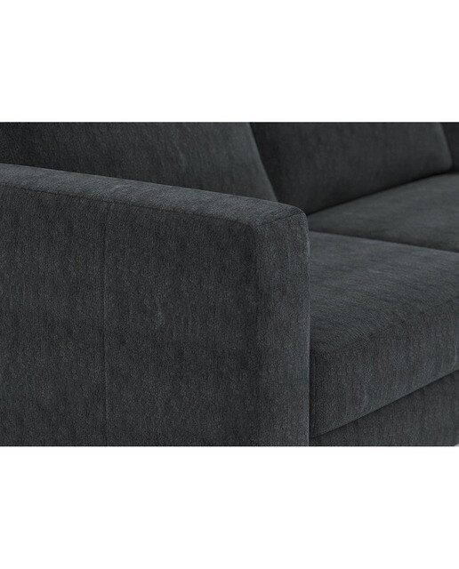 Sofá de 4 plazas con chaiselongue reversible Alan El Corte Inglés - Gris claro Antracita-7