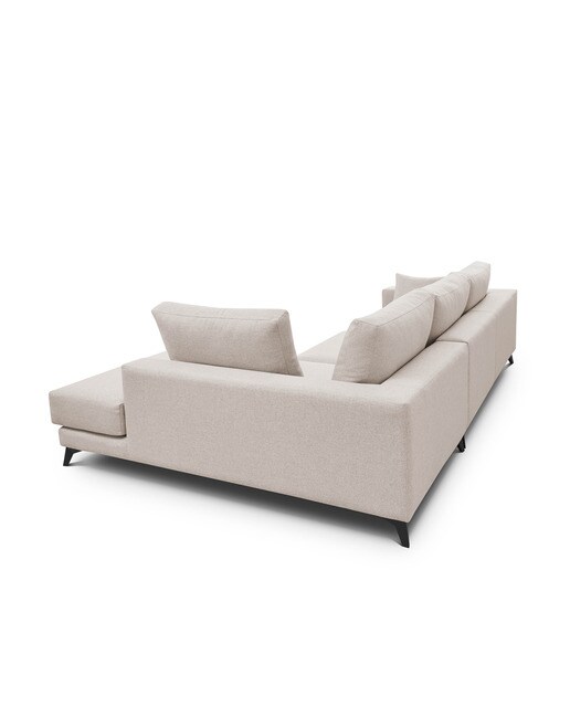 Imagen 4 de Sofá tapizado con chaiselongue derecha Nido El Corte Inglés - Crudo 250 cm Crudo