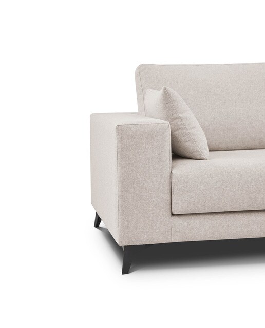 Imagen 5 de Sofá tapizado con chaiselongue derecha Nido El Corte Inglés - Crudo 250 cm Crudo