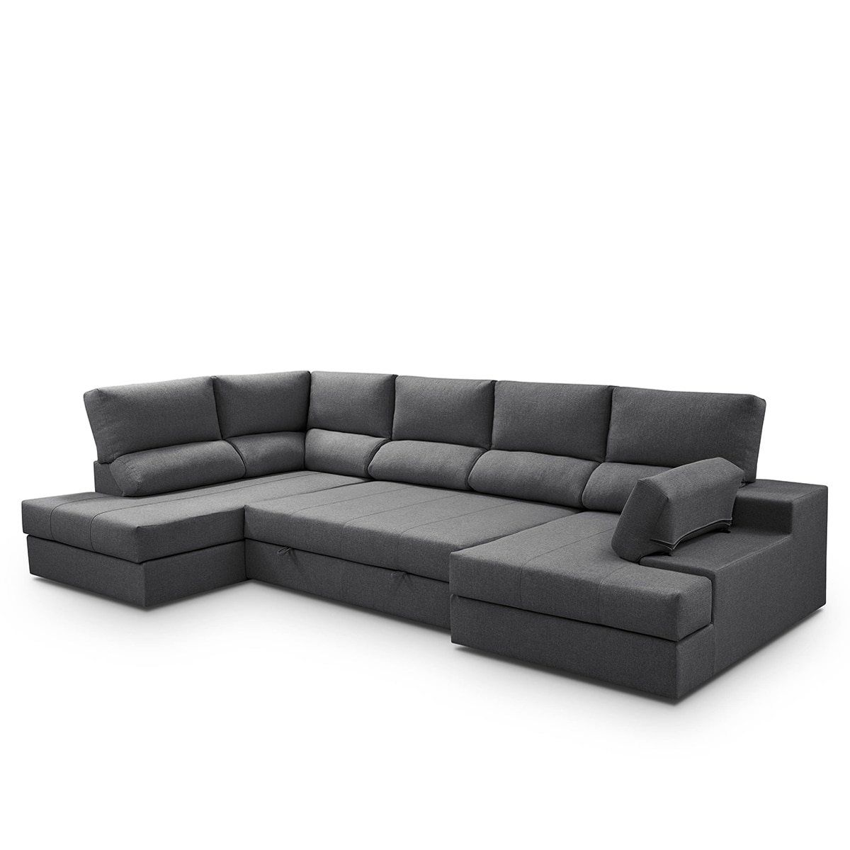Sofá-Cama com Canto Esquerdo e Chaise Longue Direita Eskil Antracite-6