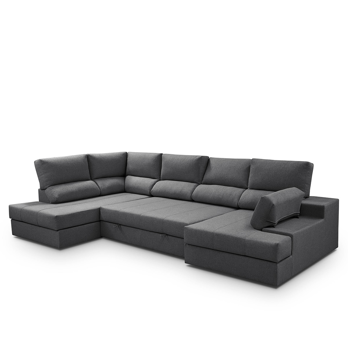 Sofá-Cama com Canto Esquerdo e Chaise Longue Direita Eskil Antracite-7