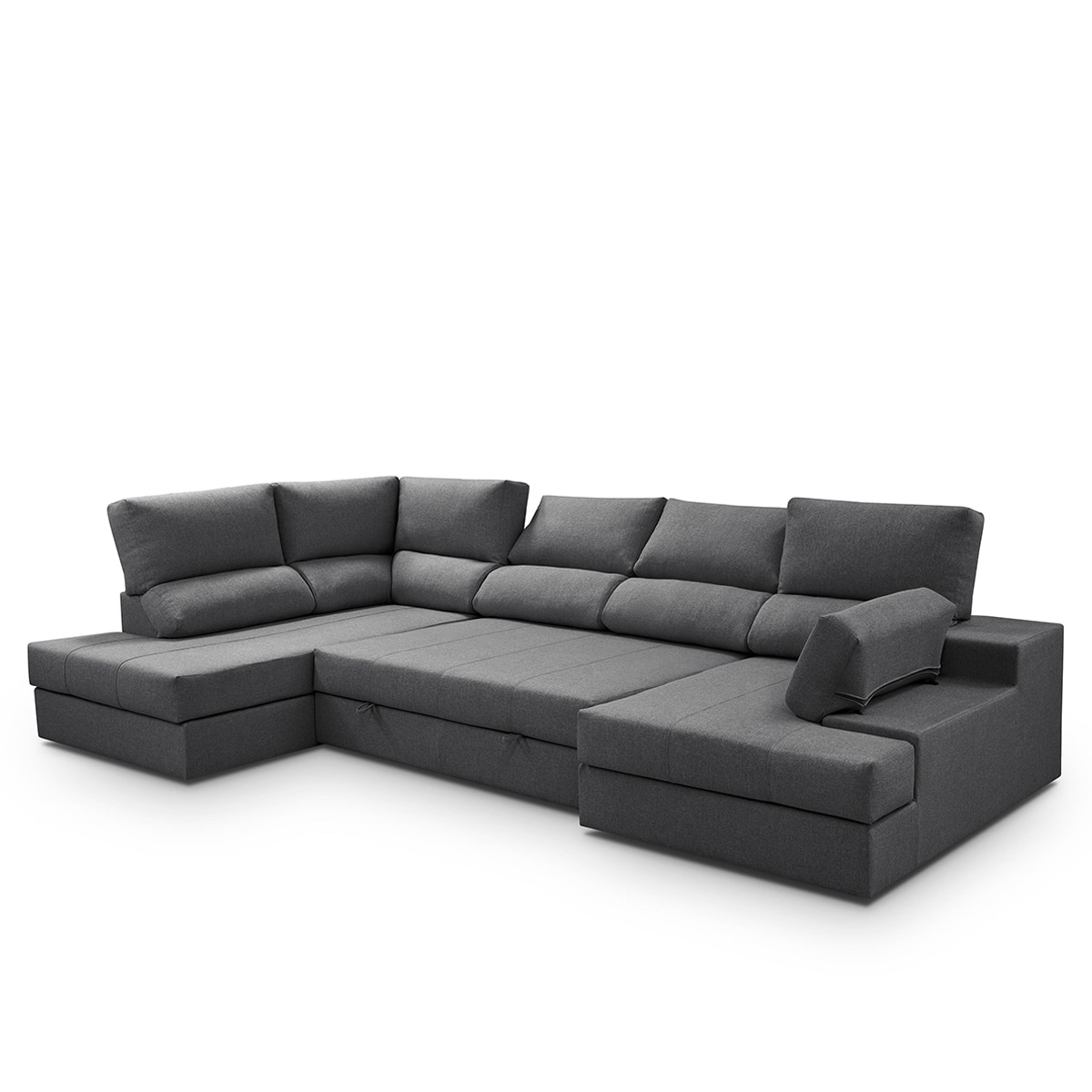 Sofá-Cama com Canto Esquerdo e Chaise Longue Direita Eskil Antracite-10
