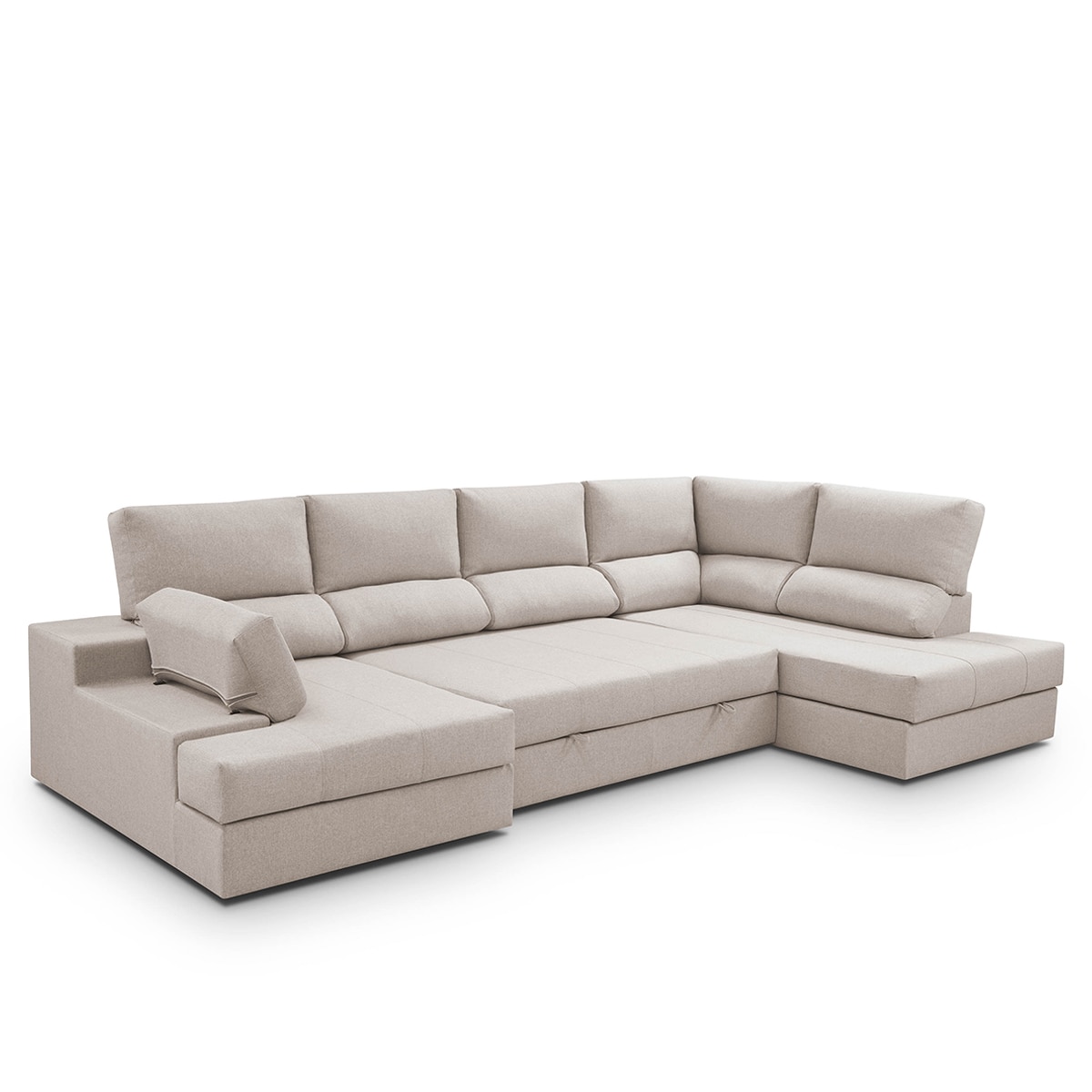 Sofá cama con rinconera derecha y chaiselongue izquierda Eskil - Crudo 296 cm Crudo-6