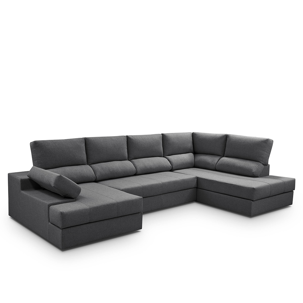 Sofá-Cama com Canto Direito e Chaise Longue Esquerda Eskil Antracite-3