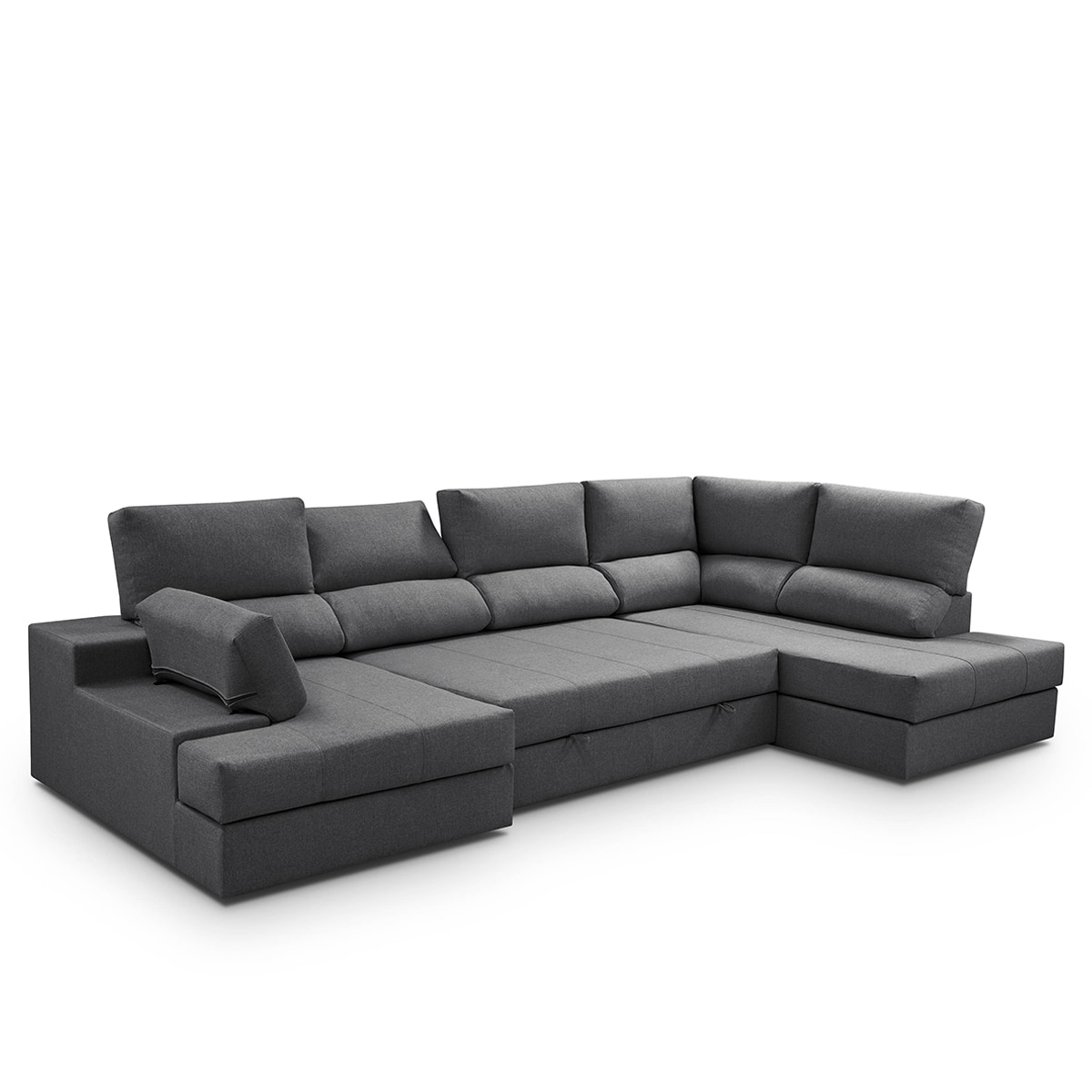 Sofá-Cama com Canto Direito e Chaise Longue Esquerda Eskil Antracite-7