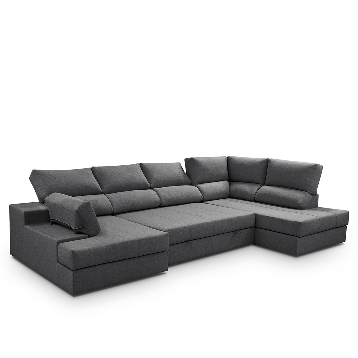Sofá-Cama com Canto Direito e Chaise Longue Esquerda Eskil Antracite-11