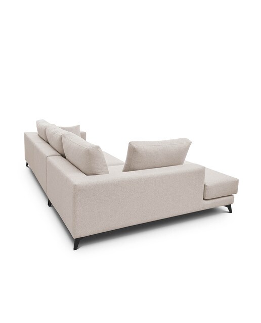 Imagen 4 de Sofá tapizado con chaiselongue izquierda Nido El Corte Inglés - Crudo 250 cm Crudo