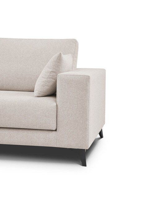 Imagen 5 de Sofá tapizado con chaiselongue izquierda Nido El Corte Inglés - Crudo 250 cm Crudo