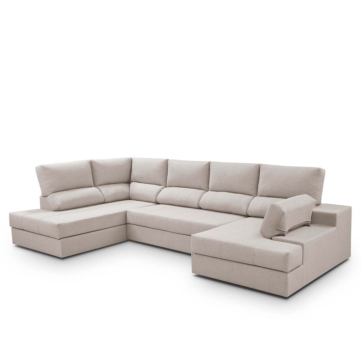 Imagen 4 de Sofá cama con rinconera izquierda y chaiselongue derecha Eskil El Corte Inglés - Crudo 296 cm Crudo