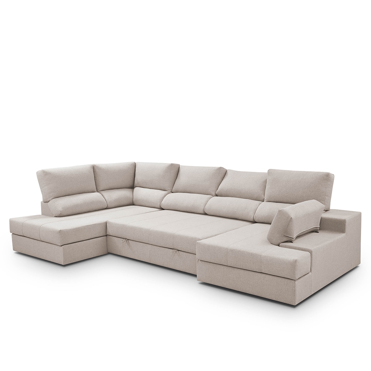 Imagen 7 de Sofá cama con rinconera izquierda y chaiselongue derecha Eskil El Corte Inglés - Crudo 296 cm Crudo