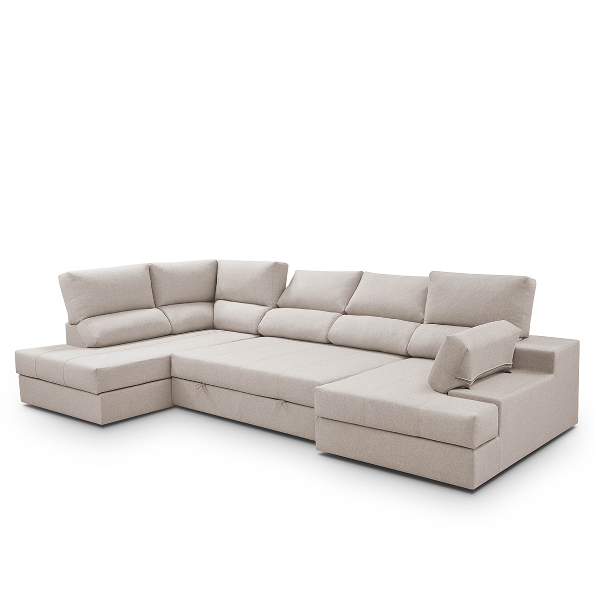 Imagen 8 de Sofá cama con rinconera izquierda y chaiselongue derecha Eskil El Corte Inglés - Crudo 296 cm Crudo