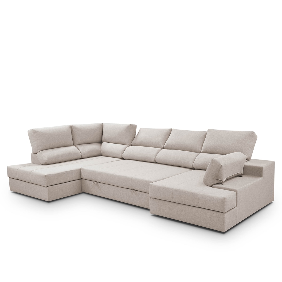 Imagen 9 de Sofá cama con rinconera izquierda y chaiselongue derecha Eskil El Corte Inglés - Crudo 296 cm Crudo