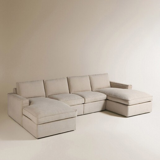 Sofá rinconera de 5 plazas con 2 chaiselongue Alice