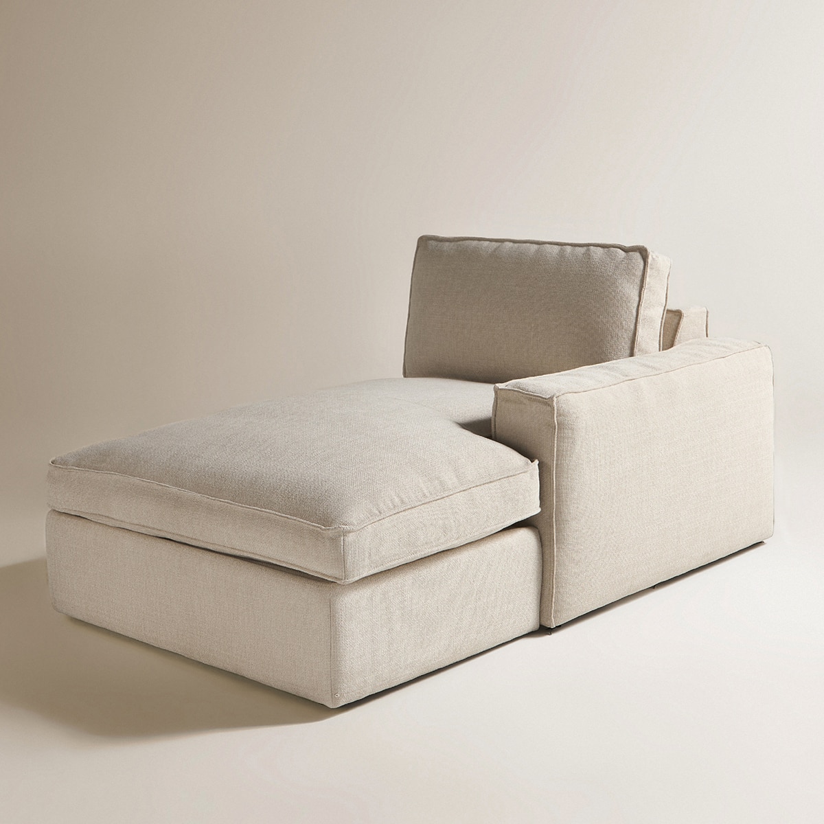 Sofá de Canto de 5 lugares com 2 Chaiselongue Alice Bege-7