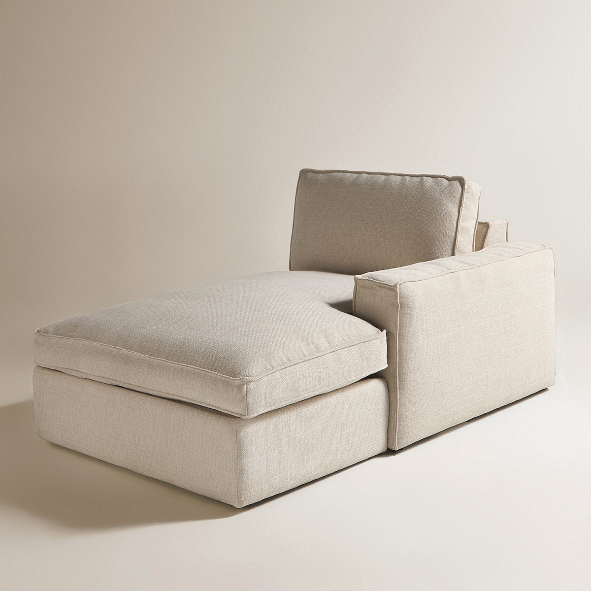 Sofá de Canto de 5 lugares com 2 Chaiselongue Alice Bege-7