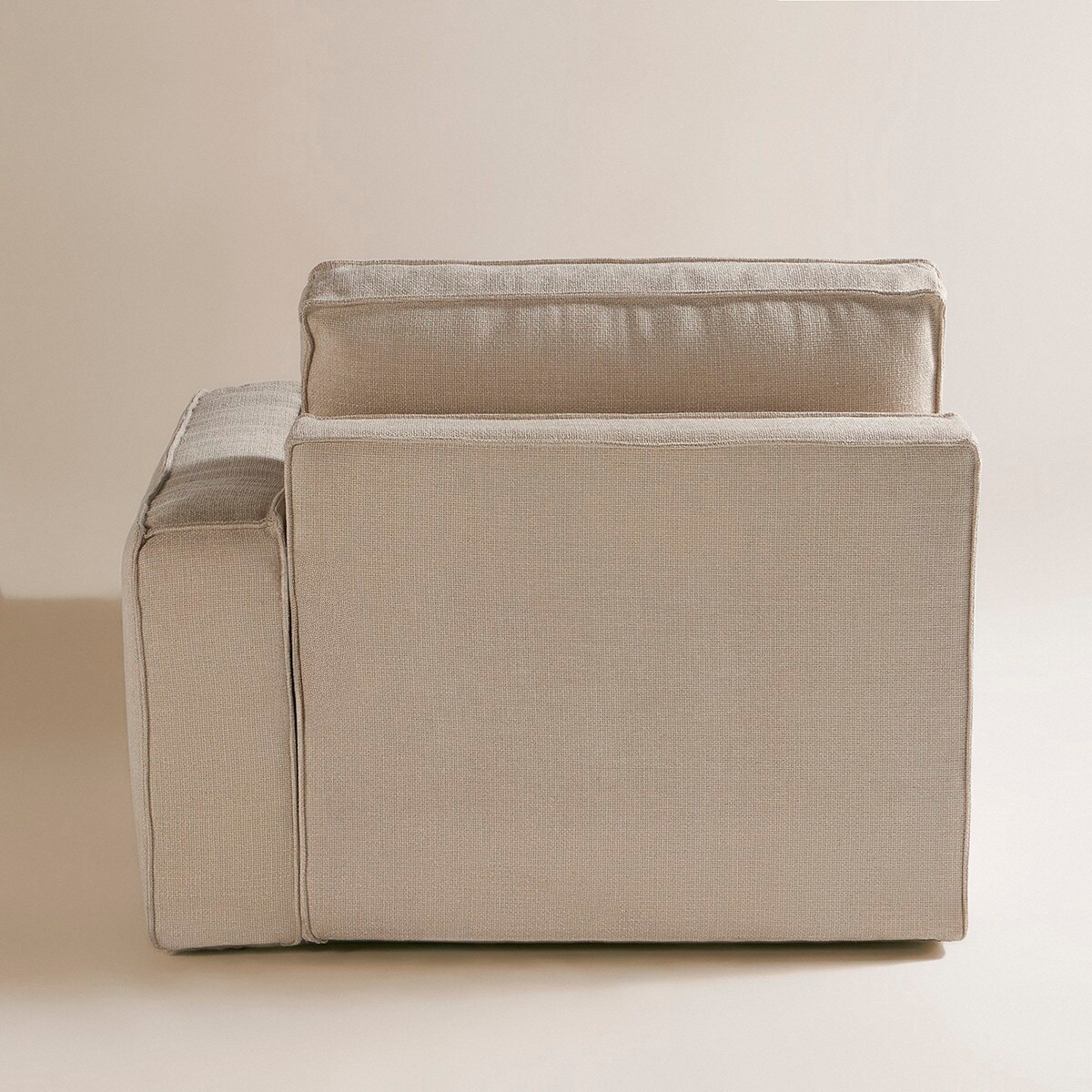 Sofá de Canto de 5 lugares com 2 Chaiselongue Alice Bege-10